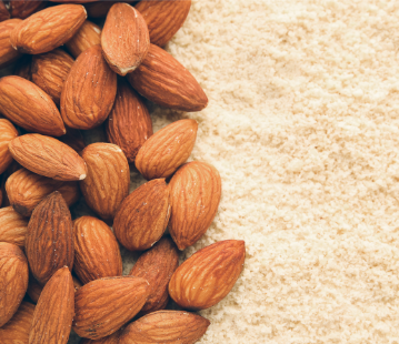 almonds and almond flour